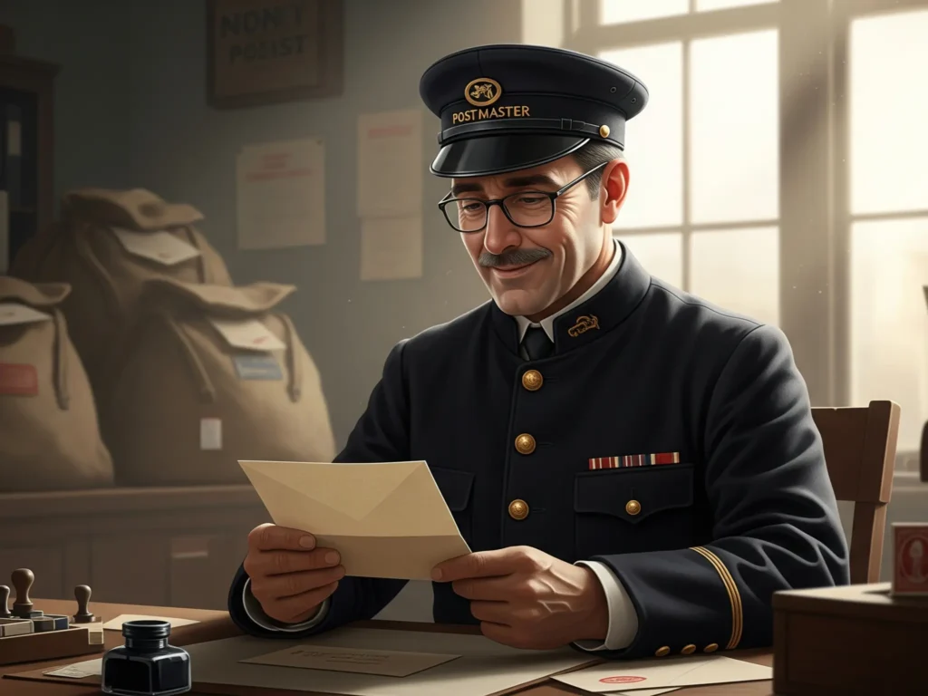 postman from a letter to god summary class 10
