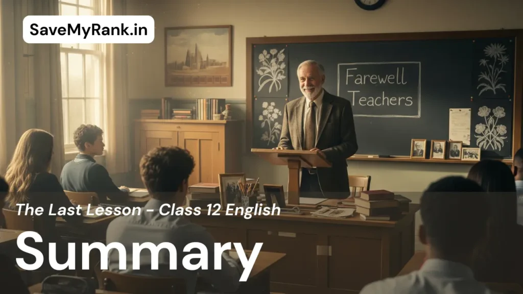 the last lesson summary